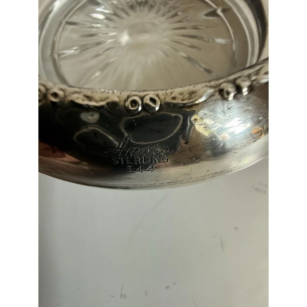 Amston Silver coaster ashtray